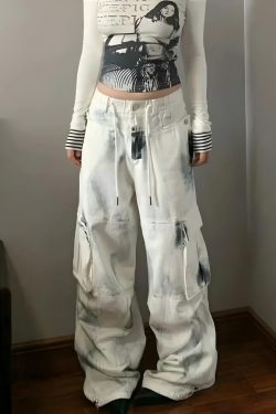 Painted Cargo Pants