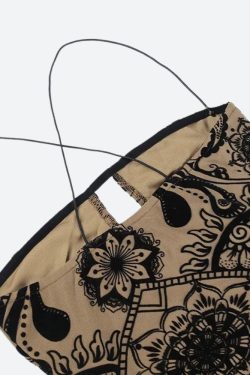 Paisley Cut Out Mini Dress