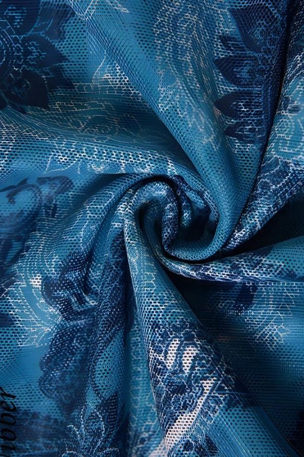 Paisley Mesh Crop Top