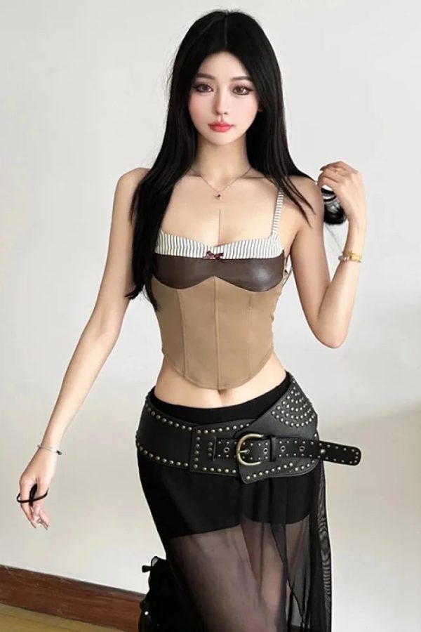 Patch Corset Top