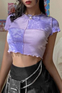 Patchwork Crop Top