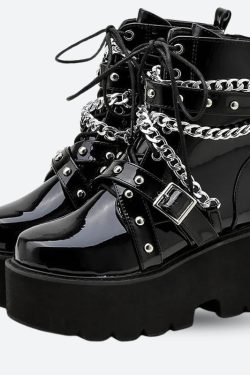 Patent Leather Boots