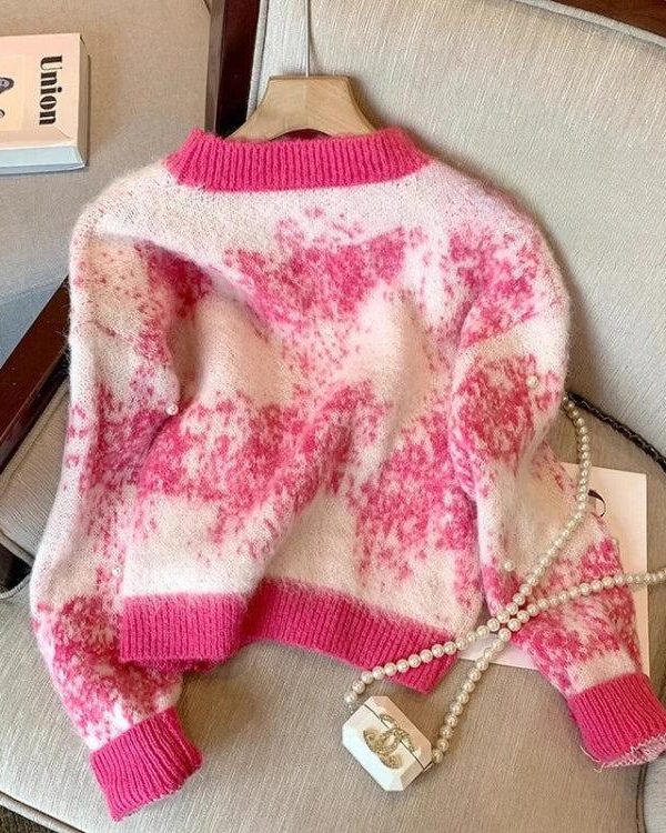 Pearl Beaded Soft Touch Knitted Sweater