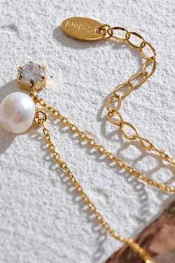 Pearl & Diamond Necklace