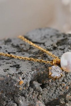 Pearl & Diamond Necklace