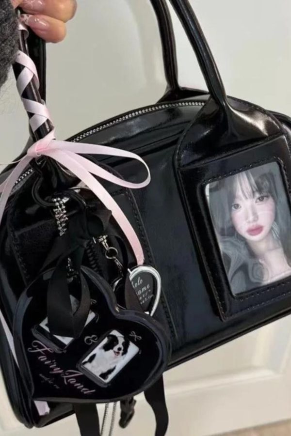 Pink Ita Bag – Kawaii Retro Pillow Crossbody Handbag
