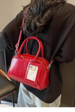 Pink Ita Bag – Kawaii Retro Pillow Crossbody Handbag