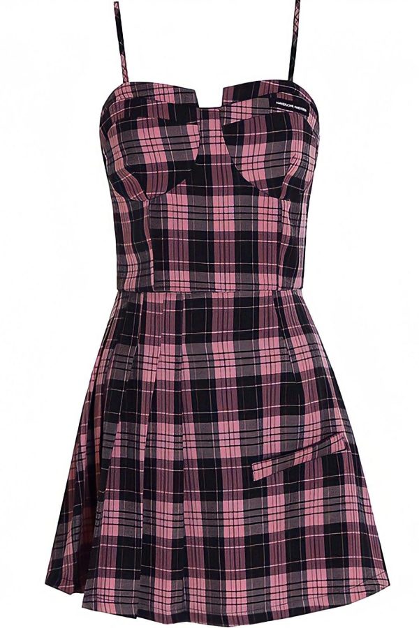 Pink Mini Skirt & Crop Top Two Piece Set