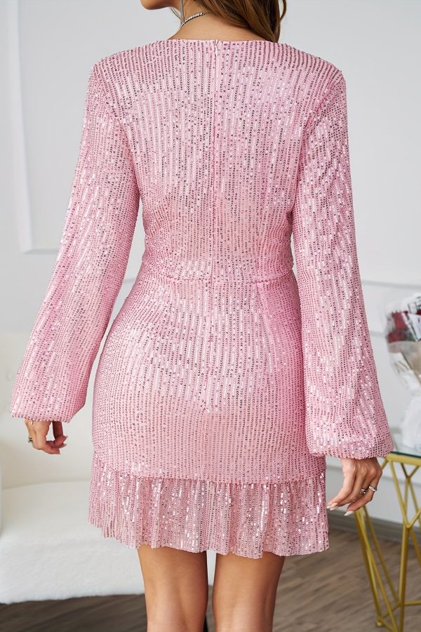 Pink Sequin Dress