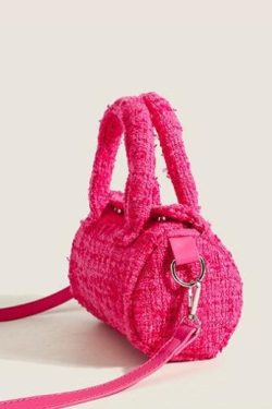 Pink Shoulder Strap Handbag