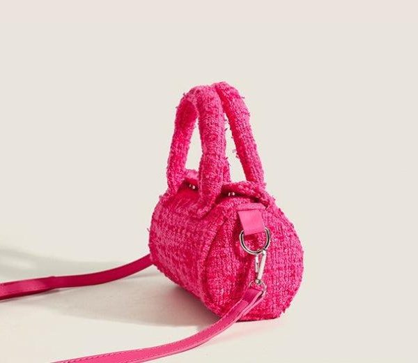 Pink Shoulder Strap Handbag