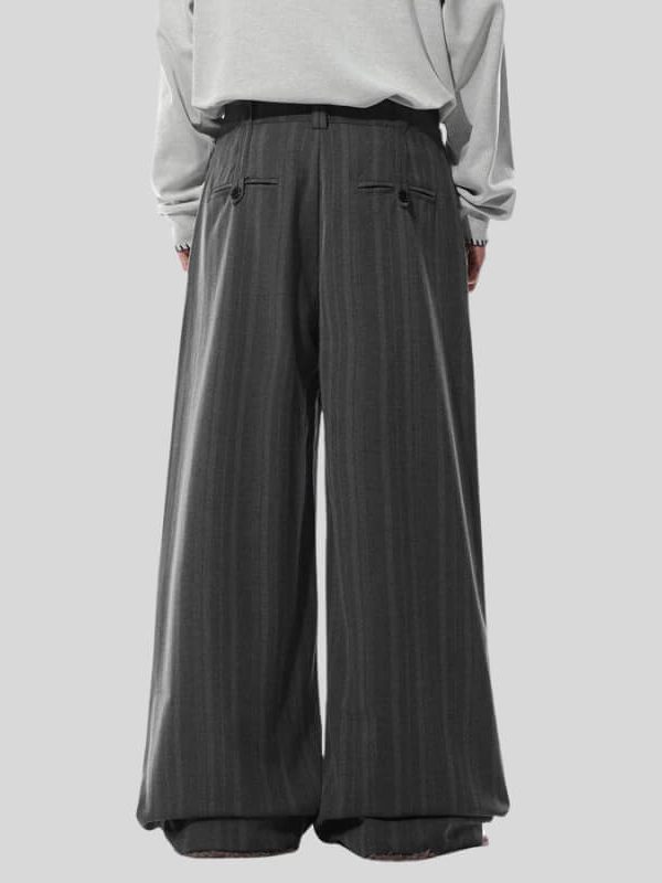Pinstripe Drawstring Pants