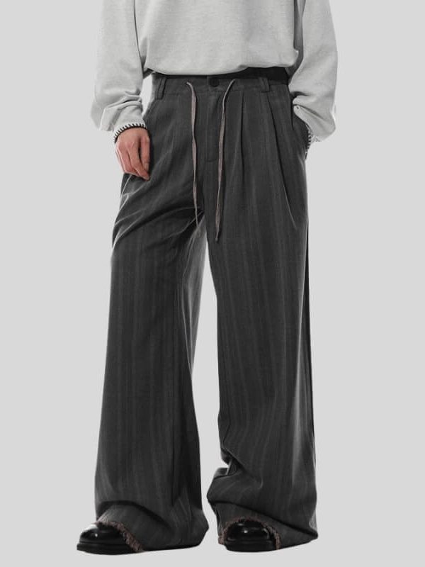 Pinstripe Drawstring Pants