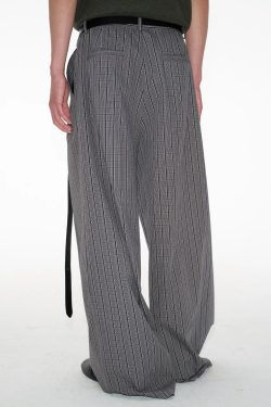 Pinstripe Wide Leg Pants
