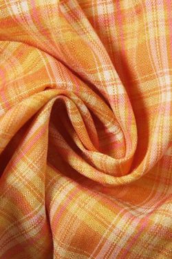 Plaid Drawstring Bubble Mini Skirt