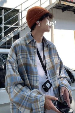 Plaid Flannel Men Shirt