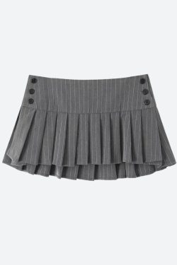 Pleated Mini Skirt