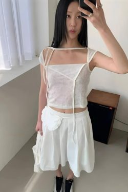 Pleated Pocket Midi Skirt