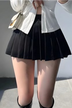 Pleated Tennis Mini Skirt