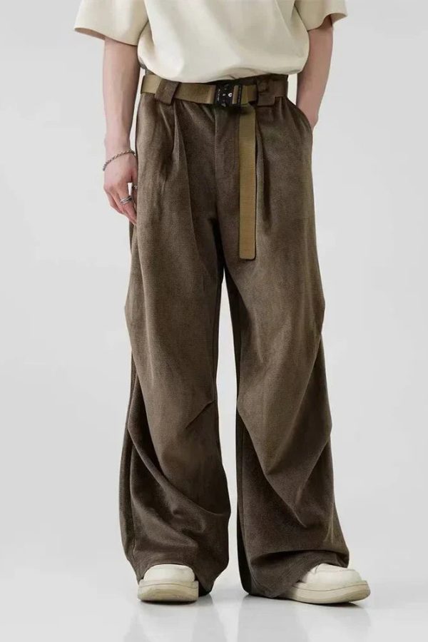 Pleated Wide Leg Pants