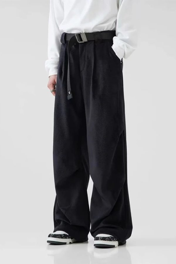 Pleated Wide Leg Pants