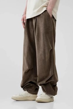 Pleated Wide Leg Pants