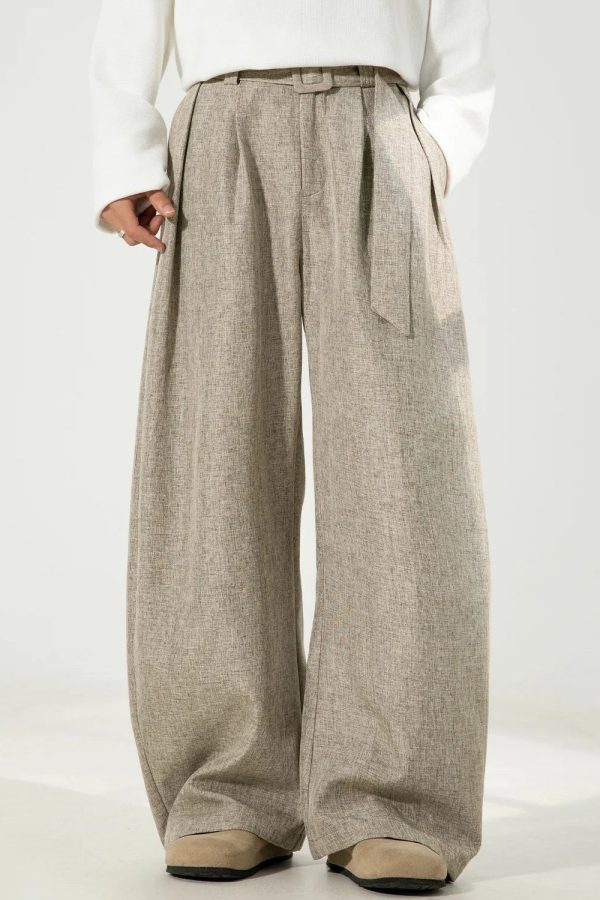 Pleated Wide Pants