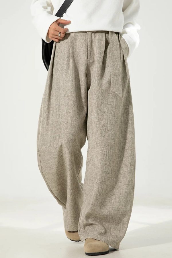 Pleated Wide Pants