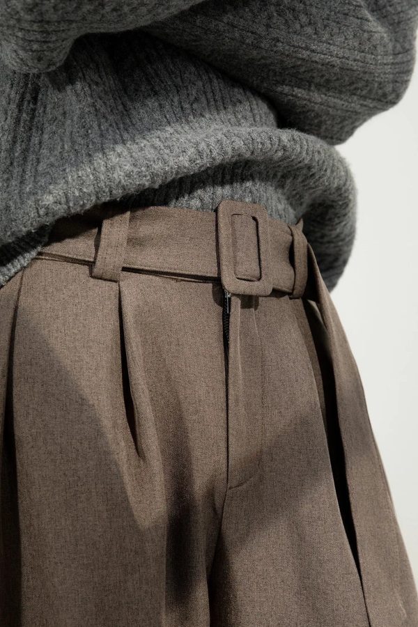 Pleated Wide Pants