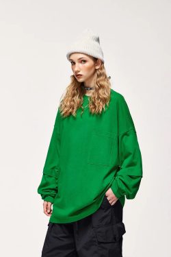 Pocket Layered Sweatshirt