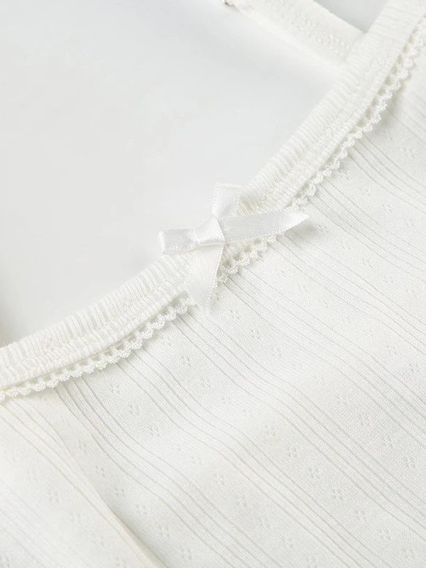 Pointelle Two Piece Pajama Set