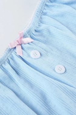 Pointelle Two Piece Pajama Set