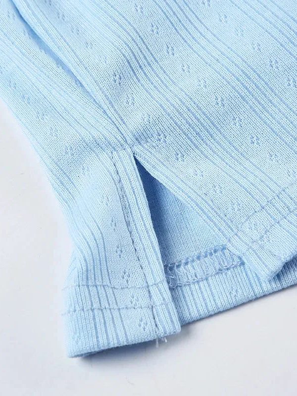 Pointelle Two Piece Pajama Set