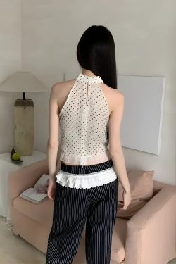 Polka Dot Halter Top