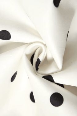 Polka Dot Preppy Mini Dress