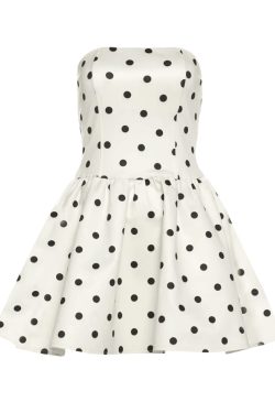 Polka Dot Preppy Mini Dress