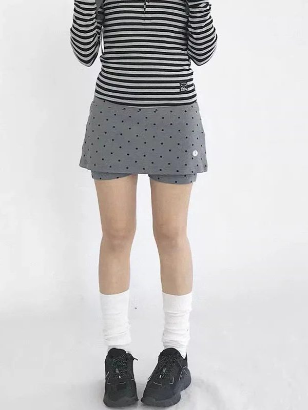 Polka Dot Skort