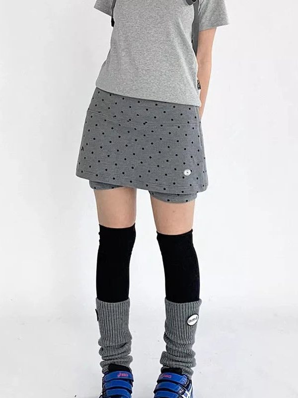 Polka Dot Skort