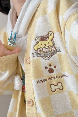 Pompurin Buttoned Yellow Cardigan
