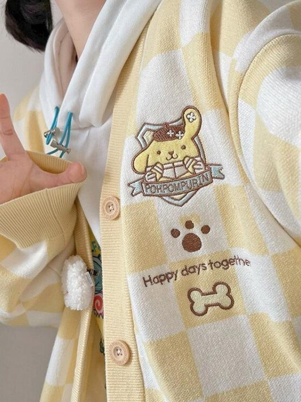 Pompurin Buttoned Yellow Cardigan