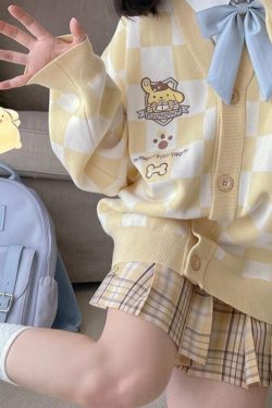 Pompurin Buttoned Yellow Cardigan