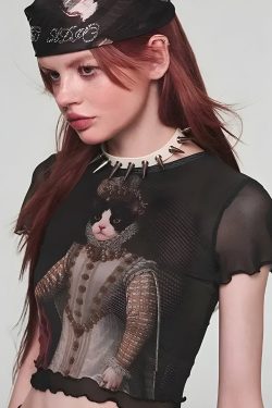 Princess Cat Crop Top