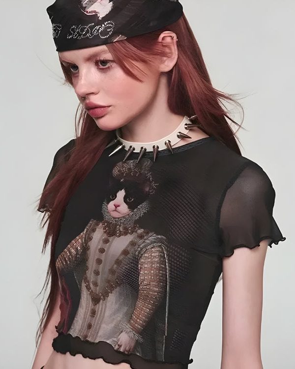 Princess Cat Crop Top