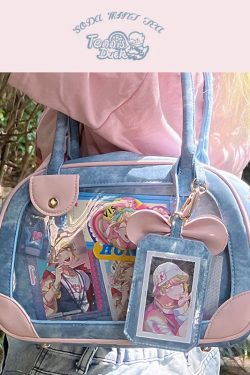 Pu Handbag Crossbody Daily Ita Bag Pin Bag 20cm Doll Bag