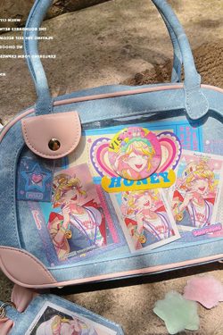 Pu Handbag Crossbody Daily Ita Bag Pin Bag 20cm Doll Bag