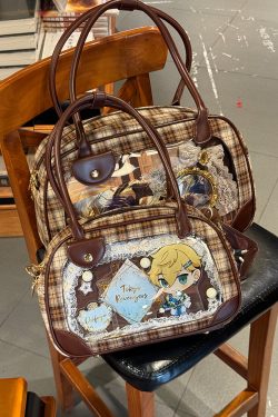 Pu Handbag Crossbody Daily Ita Bag Pin Bag 20cm Doll Bag