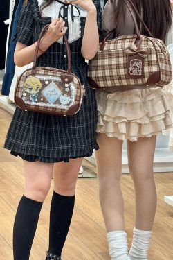 Pu Handbag Crossbody Daily Ita Bag Pin Bag 20cm Doll Bag