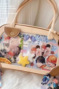 Pu Handbag Crossbody Daily Ita Bag Pin Bag 20cm Doll Bag
