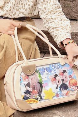 Pu Handbag Crossbody Daily Ita Bag Pin Bag 20cm Doll Bag
