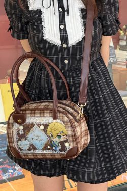 Pu Handbag Crossbody Daily Ita Bag Pin Bag 20cm Doll Bag